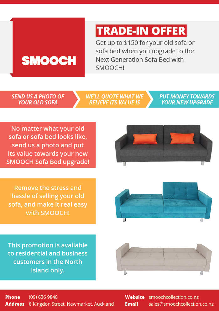 Promotion Sofa Beds NZ Sofa Beds Auckland SMOOCH Collection
